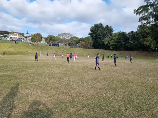 Soccer match on the Kloof High School field