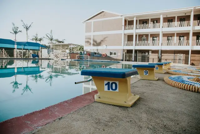 Kloof High School swimming pool and classroom block