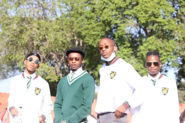 Marlboro Gardens Secondary School learners in uniform, Sandton