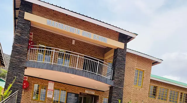 Marobathotha Secondary School main building entrance