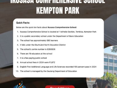 Ikusasa Comprehensive School Kempton Park Admissions | Contact Details