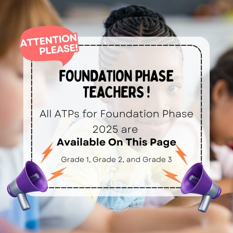 ATPs for Foundation Phase 2025