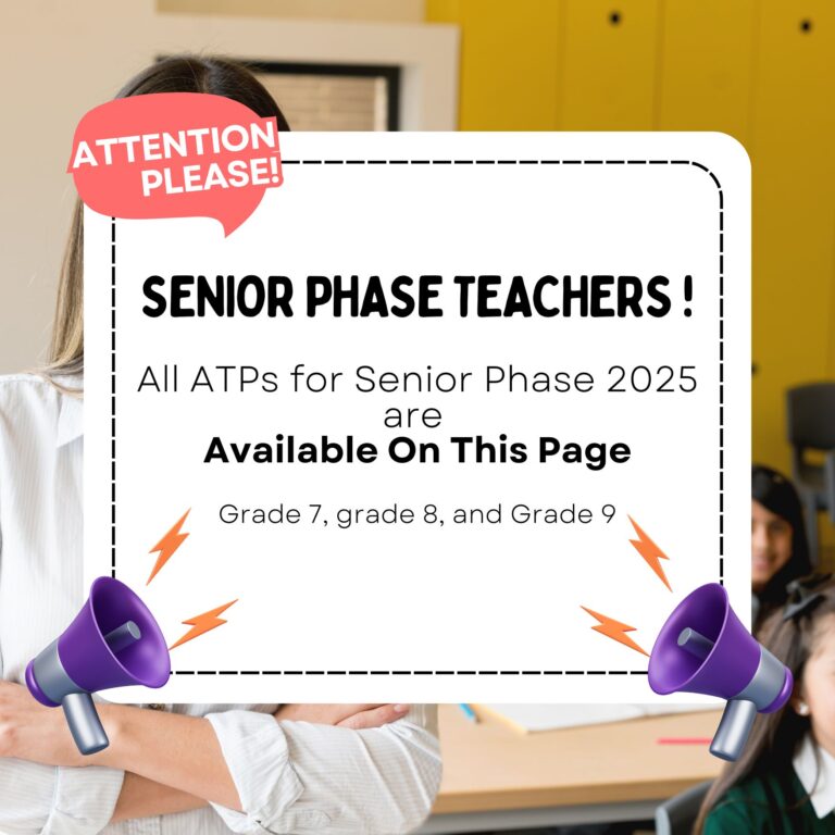 ATPs for Senior Phase 2025