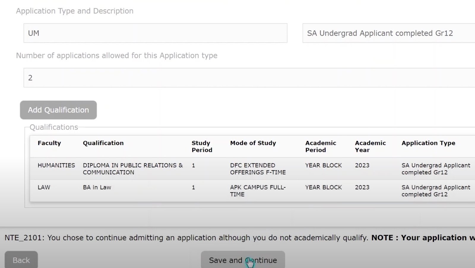 UJ Online Application Steps Guide