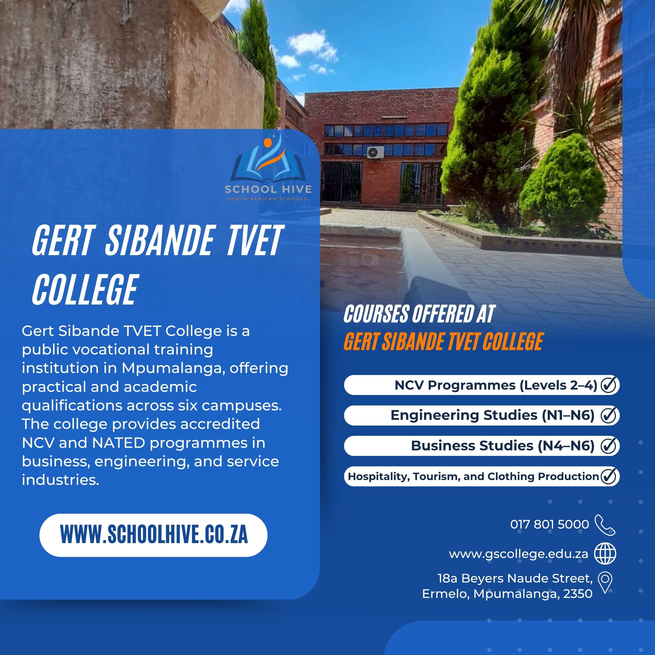 Gert Sibande TVET College Brochure