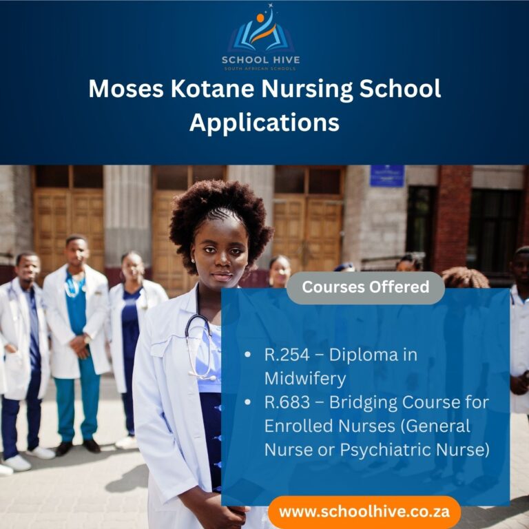 Moses Kotane Nursing School Applications