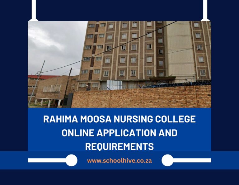 Rahima Moosa Nursing College Online Application and Requirements