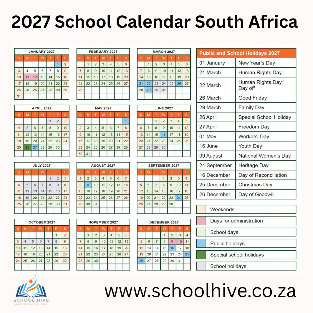 2027 School Calendar South Africa