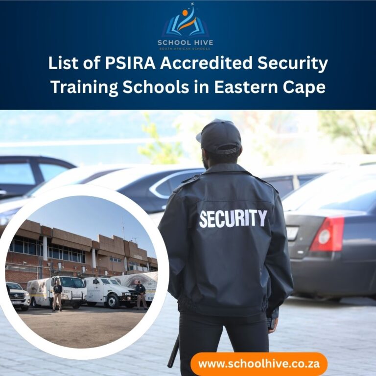 List of PSIRA Accredited Security Training Schools in Eastern Cape