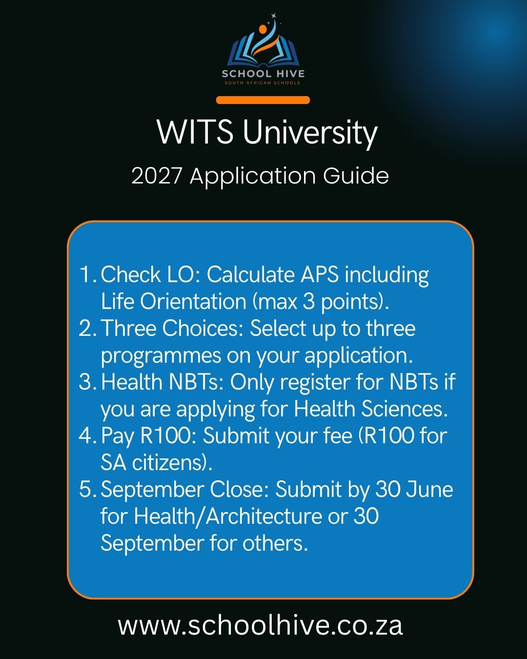 WITS University 2027 Application Guide