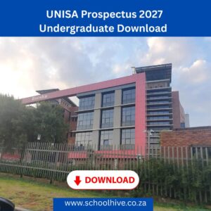 UNISA Prospectus 2027 Undergraduate Download